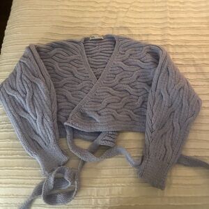 Zara wrap sweater